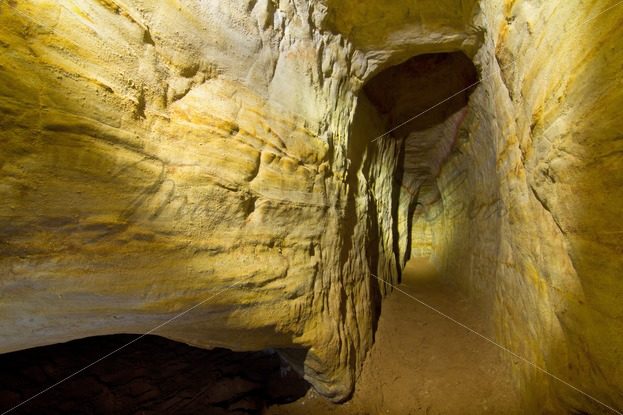 Sand caves  in the flashlight light – Stock photos from around the world
